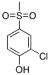 2-Chloro-4-(methylsulfonyl)-phenolStructure,20945-65-7Structure 2-Chloro-4-(methylsulfonyl)-phenol Structure,20945-65-7Structure