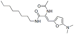 2-(乙?；被?-3-[5-(二甲基氨基)-2-呋喃]-n-辛基-2-丙酰胺結(jié)構(gòu)式_209596-60-1結(jié)構(gòu)式