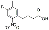 4-(4-Fluoro-5-methyl-2-nitrophenyl)butanoicacidStructure,210346-38-6Structure 4-(4-Fluoro-5-methyl-2-nitrophenyl)butanoicacid Structure,210346-38-6Structure