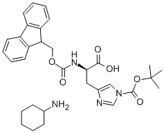 Fmoc-d-his(boc)-oh·chaStructure,210755-31-0Structure Fmoc-d-his(boc)-oh·cha Structure,210755-31-0Structure