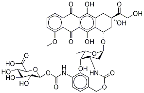 3-N-羧酸1-beta-D-葡糖苷酸-[4-(甲基)苯基]氨基甲酸酯酯多柔比星結(jié)構(gòu)式_211364-63-5結(jié)構(gòu)式