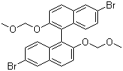(R)-6,6-Dibromo-2,2-bis(methoxymethoxy)-1,1-binaphthylStructure,211560-97-3Structure (R)-6,6-Dibromo-2,2-bis(methoxymethoxy)-1,1-binaphthyl Structure,211560-97-3Structure