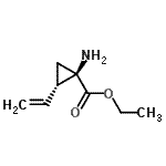Cyclopropanecarboxylic acid, 1-amino-2-ethenyl-, ethyl ester, (1R,2S)-rel-Structure,213316-32-6Structure Cyclopropanecarboxylic acid, 1-amino-2-ethenyl-, ethyl ester, (1R,2S)-rel- Structure,213316-32-6Structure