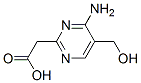 (8ci)-4-氨基-5-(羥基甲基)-2-嘧啶乙酸結(jié)構(gòu)式_21346-54-3結(jié)構(gòu)式