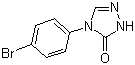 4-(4-Bromophenyl)-1H-1,2,4-triazol-5(4H)-one Structure,214117-50-7Structure