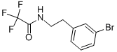 N-(3-溴苯乙基)-2,2,2-三氟乙酰胺結(jié)構(gòu)式_215797-81-2結(jié)構(gòu)式
