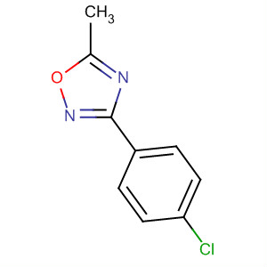 3-(4-Chlorophenyl)-5-methyl-1,2,4-oxadiazoleStructure,21614-47-1Structure 3-(4-Chlorophenyl)-5-methyl-1,2,4-oxadiazole Structure,21614-47-1Structure