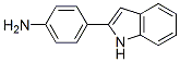 4-(1H-2-吲哚)苯胺結(jié)構(gòu)式_21889-05-4結(jié)構(gòu)式