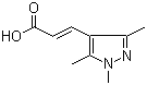 3-(1,3,5-Trimethyl-1h-pyrazol-4-yl)-acrylic acidStructure,21937-88-2Structure 3-(1,3,5-Trimethyl-1h-pyrazol-4-yl)-acrylic acid Structure,21937-88-2Structure