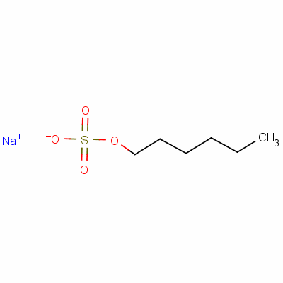 1-己基硫酸鈉結構式_2207-98-9結構式