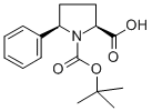 1,2-Pyrrolidinedicarboxylic acid, 5-phenyl-, 1-(1,1-dimethylethyl) ester, (2S,5R)-Structure,221352-49-4Structure 1,2-Pyrrolidinedicarboxylic acid, 5-phenyl-, 1-(1,1-dimethylethyl) ester, (2S,5R)- Structure,221352-49-4Structure