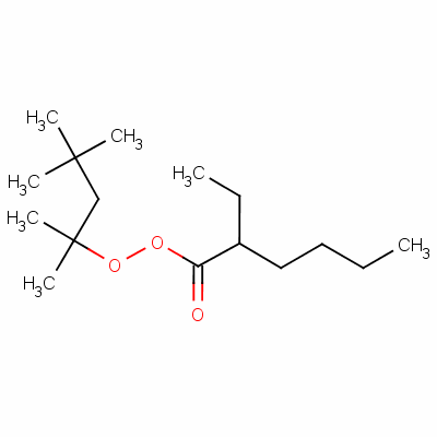 2-Ethyl-hexaneperoxoic acid 1,1,3,3-tetramethylbutyl esterStructure,22288-43-3Structure 2-Ethyl-hexaneperoxoic acid 1,1,3,3-tetramethylbutyl ester Structure,22288-43-3Structure