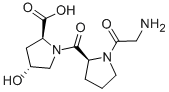 H-Gly-Pro-Hyp-OH結(jié)構(gòu)式_2239-67-0結(jié)構(gòu)式