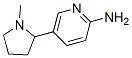 2-Pyridinamine, 5-(1-methyl-2-pyrrolidinyl)-Structure,22790-82-5Structure 2-Pyridinamine, 5-(1-methyl-2-pyrrolidinyl)- Structure,22790-82-5Structure