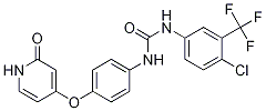 1-(4-Chloro-3-(trifluoromethyl)phenyl)-3-(4-((2-oxo-1,2-dihydropyridin-4-yl)oxy)phenyl)ureaStructure,228400-57-5Structure 1-(4-Chloro-3-(trifluoromethyl)phenyl)-3-(4-((2-oxo-1,2-dihydropyridin-4-yl)oxy)phenyl)urea Structure,228400-57-5Structure