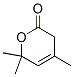 3,6-Dihydro-4,6,6-trimethyl-2H-pyran-2-oneStructure,22954-83-2Structure 3,6-Dihydro-4,6,6-trimethyl-2H-pyran-2-one Structure,22954-83-2Structure