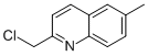 2-(Chloromethyl)-6-methylquinolineStructure,22989-38-4Structure 2-(Chloromethyl)-6-methylquinoline Structure,22989-38-4Structure