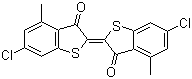 6-Chloro-2-(6-chloro-4-methyl-3-oxo-benzothiophen-2-ylidene)-4-methyl-benzothiophen-3-oneStructure,2379-74-0Structure 6-Chloro-2-(6-chloro-4-methyl-3-oxo-benzothiophen-2-ylidene)-4-methyl-benzothiophen-3-one Structure,2379-74-0Structure