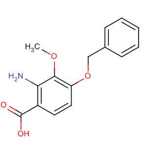 2-Amino-4-(benzyloxy)-3-methoxybenzoic acidStructure,23938-73-0Structure 2-Amino-4-(benzyloxy)-3-methoxybenzoic acid Structure,23938-73-0Structure