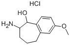 6-Amino-2-methoxy-6,7,8,9-tetrahydro-5h-benzocyclohepten-5-olhydrochlorideStructure,23983-57-5Structure 6-Amino-2-methoxy-6,7,8,9-tetrahydro-5h-benzocyclohepten-5-olhydrochloride Structure,23983-57-5Structure