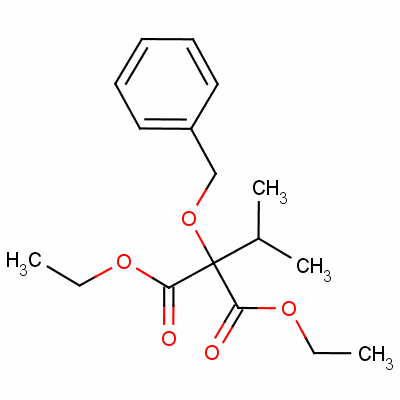 Diethyl isopropylbenzyloxymalonateStructure,24124-03-6Structure Diethyl isopropylbenzyloxymalonate Structure,24124-03-6Structure