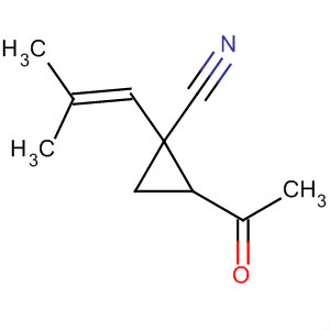 (9ci)-2-乙酰基-1-(2-甲基-1-丙烯基)-環(huán)丙烷甲腈結(jié)構(gòu)式_243119-02-0結(jié)構(gòu)式