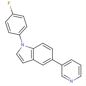 1-(4-Fluorophenyl)-5-(3-pyridyl)-1h-indoleStructure,243467-77-8Structure 1-(4-Fluorophenyl)-5-(3-pyridyl)-1h-indole Structure,243467-77-8Structure