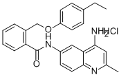 N-(4-amino-2-methyl-6-quinolinyl)-2-[(4-ethylphenoxy)methyl]benzamide hydrochloride Structure,244218-51-7Structure