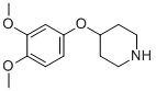 4-(3,4-Dimethoxyphenoxy)piperidineStructure,245057-64-1Structure 4-(3,4-Dimethoxyphenoxy)piperidine Structure,245057-64-1Structure
