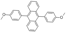 9,10-Bis(4-methoxyphenyl)anthraceneStructure,24672-76-2Structure 9,10-Bis(4-methoxyphenyl)anthracene Structure,24672-76-2Structure