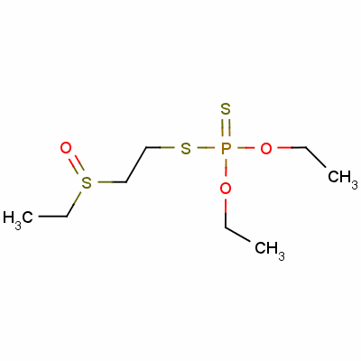 Disulfoton sulfoxideStructure,2497-07-6Structure Disulfoton sulfoxide Structure,2497-07-6Structure