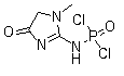 (1-Methyl-4-oxo-4,5-dihydro-1h-imidazol-2-yl)phosphoramidicdichlorideStructure,25221-53-8Structure (1-Methyl-4-oxo-4,5-dihydro-1h-imidazol-2-yl)phosphoramidicdichloride Structure,25221-53-8Structure