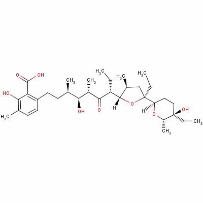 拉沙里菌素結(jié)構(gòu)式_25999-31-9結(jié)構(gòu)式