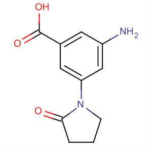 3-Amino-5-(2-oxo-pyrrolidin-1-yl)-benzoic acidStructure,26090-62-0Structure 3-Amino-5-(2-oxo-pyrrolidin-1-yl)-benzoic acid Structure,26090-62-0Structure