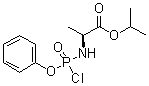 N-(氯苯氧基氧化膦基)-L-丙氨酸異丙酯結(jié)構(gòu)式_261909-49-3結(jié)構(gòu)式