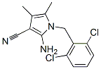 2-Amino-1-(2,6-dichlorobenzyl)-4,5-dimethyl-1H-pyrrole-3-carbonitrile Structure,263015-52-7Structure