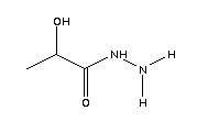 2-羥基丙酰肼結(jié)構(gòu)式_2651-42-5結(jié)構(gòu)式