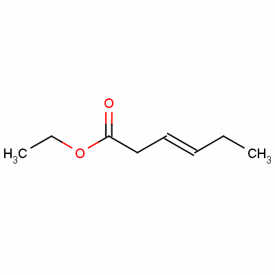 3-己烯酸乙酯結構式_26553-46-8結構式