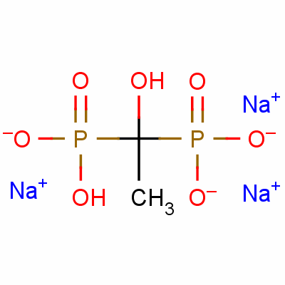 1-Hydroxyethylidene-1,1-diphosphonic acid trisodium saltStructure,2666-14-0Structure 1-Hydroxyethylidene-1,1-diphosphonic acid trisodium salt Structure,2666-14-0Structure
