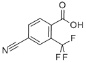 Benzoic acid, 4-cyano-2-(trifluoromethyl)-Structure,267242-09-1Structure Benzoic acid, 4-cyano-2-(trifluoromethyl)- Structure,267242-09-1Structure