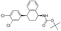 順式-4-(3,4-二氯苯基)-1,2,3,4-四氫 N-Boc-1-萘胺結(jié)構(gòu)式_267884-84-4結(jié)構(gòu)式