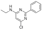 N-(6-氯-2-苯基-4-嘧啶)-n-乙胺結(jié)構(gòu)式_26871-14-7結(jié)構(gòu)式