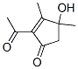 2-Cyclopenten-1-one,2-acetyl-4-hydroxy-3,4-dimethyl- (9ci)Structure,282715-34-8Structure 2-Cyclopenten-1-one,2-acetyl-4-hydroxy-3,4-dimethyl- (9ci) Structure,282715-34-8Structure