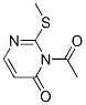 4(3H)-pyrimidinone,3-acetyl-2-(methylthio)-Structure,283168-85-4Structure 4(3H)-pyrimidinone,3-acetyl-2-(methylthio)- Structure,283168-85-4Structure