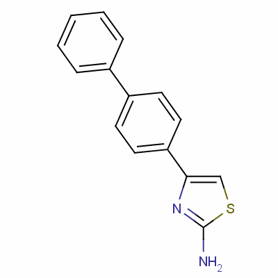 4-Biphenyl-4-yl-thiazol-2-ylamineStructure,2834-79-9Structure 4-Biphenyl-4-yl-thiazol-2-ylamine Structure,2834-79-9Structure