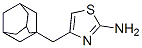 4-Adamantan-1-ylmethyl-thiazol-2-ylamineStructure,28599-72-6Structure 4-Adamantan-1-ylmethyl-thiazol-2-ylamine Structure,28599-72-6Structure