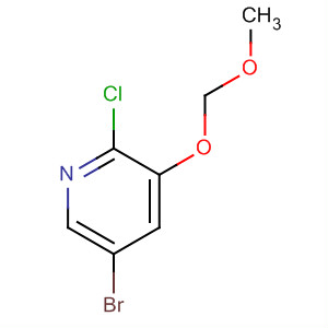 5-Bromo-2-chloro-3-(methoxymethoxy)pyridineStructure,286946-78-9Structure 5-Bromo-2-chloro-3-(methoxymethoxy)pyridine Structure,286946-78-9Structure
