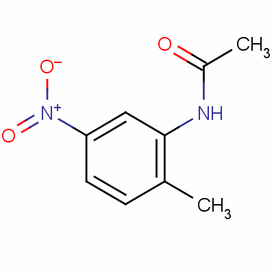 N-(2-甲基-5-硝基苯基)乙酰胺結(jié)構(gòu)式_2879-79-0結(jié)構(gòu)式