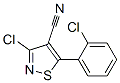 3-Chloro-5-(2-chlorophenyl)isothiazole-4-carbonitrileStructure,28989-25-5Structure 3-Chloro-5-(2-chlorophenyl)isothiazole-4-carbonitrile Structure,28989-25-5Structure