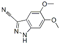 5,6-Dimethoxy-1H-indazole-3-carbonitrileStructure,29281-09-2Structure 5,6-Dimethoxy-1H-indazole-3-carbonitrile Structure,29281-09-2Structure